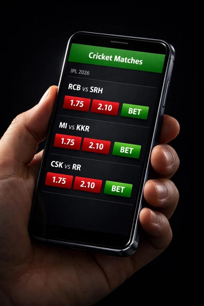 Sprinters online book ID cricket betting platform